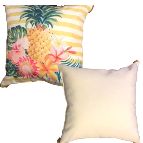 Pineapple Throw Pillow 16  in. - Picture 2 of 3